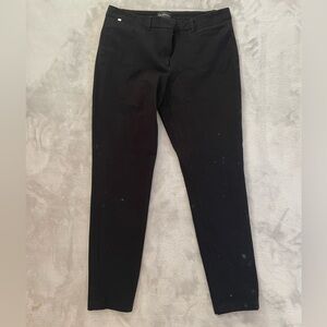 White House Black Market The Skimmer Women's Black Trousers